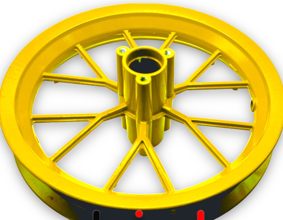 YELLOW MINI MOTO DIRT BIKE FRONT OR REAR WHEEL RIM FOR TYRE SIZE 12.5 X 2.75