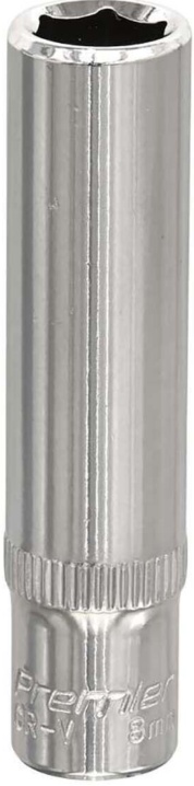 Sealey 1/4" Drive Polished Deep Hexagon WallDrive Socket Metric 1/4" 8mm - Image 6