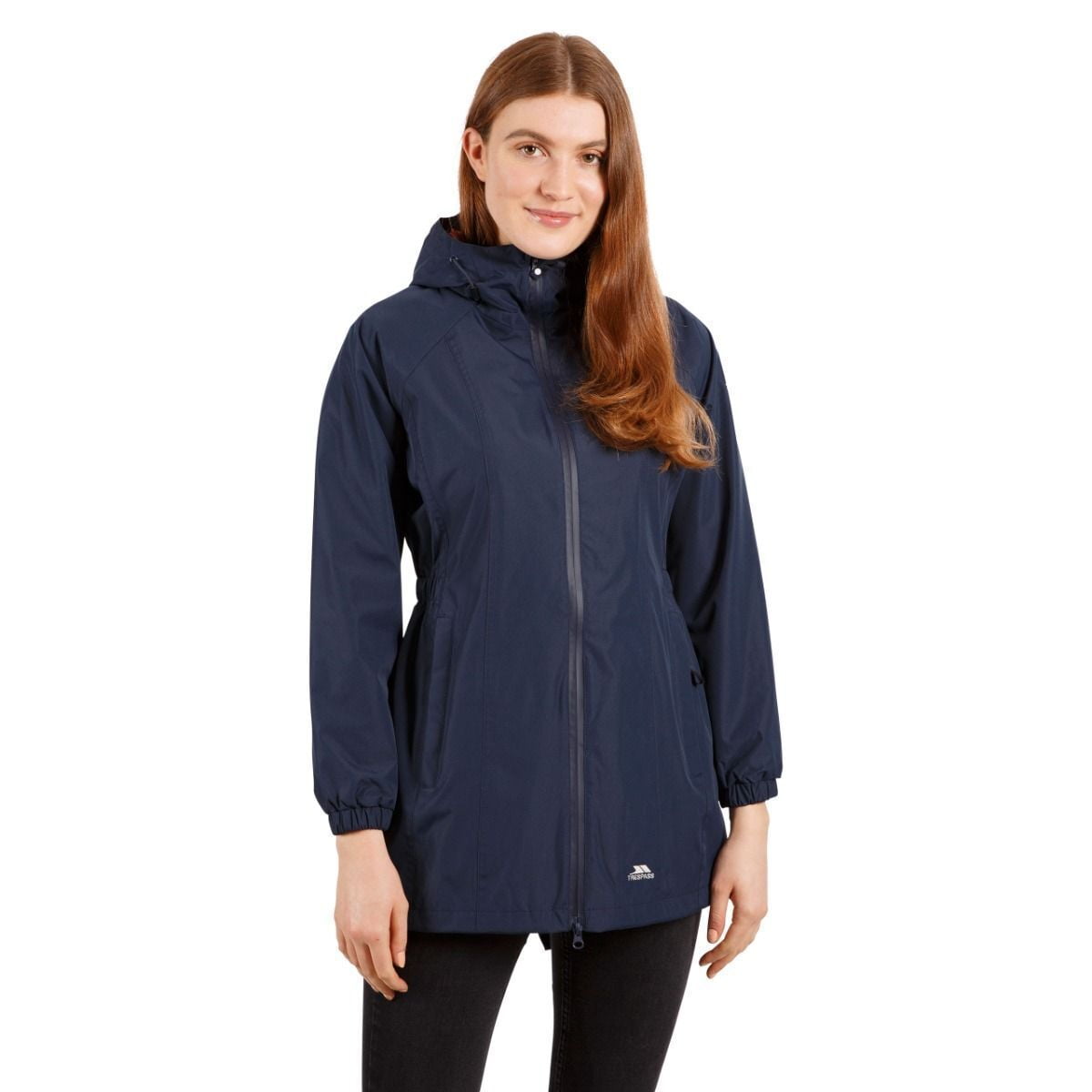 Trespass Women's Navy Waterproof Shell Jacket In Extra Large