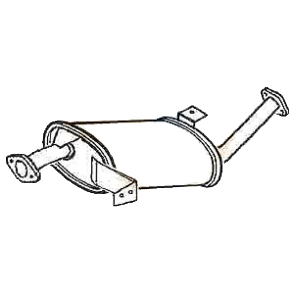 Klarius box with centre pipe fits Ford maverick terrano 2.4 93-00 FE361D