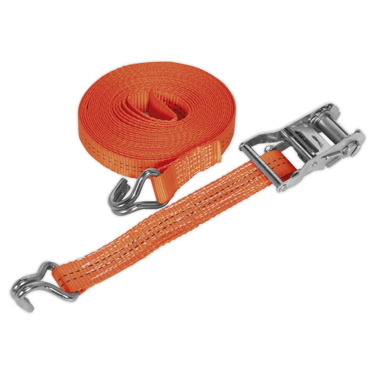 Sealey TD2006J Ratchet Strap Polyester Webbing 35mm x 6m 2000kg Breaking St