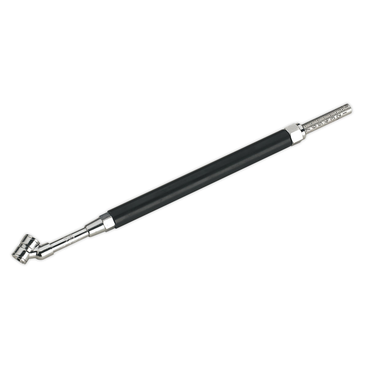 Sealey PCL Tyre Pressure Gauge Deluxe Twin Push-On Connector 0-11bar(0-160psi) T - Image 7