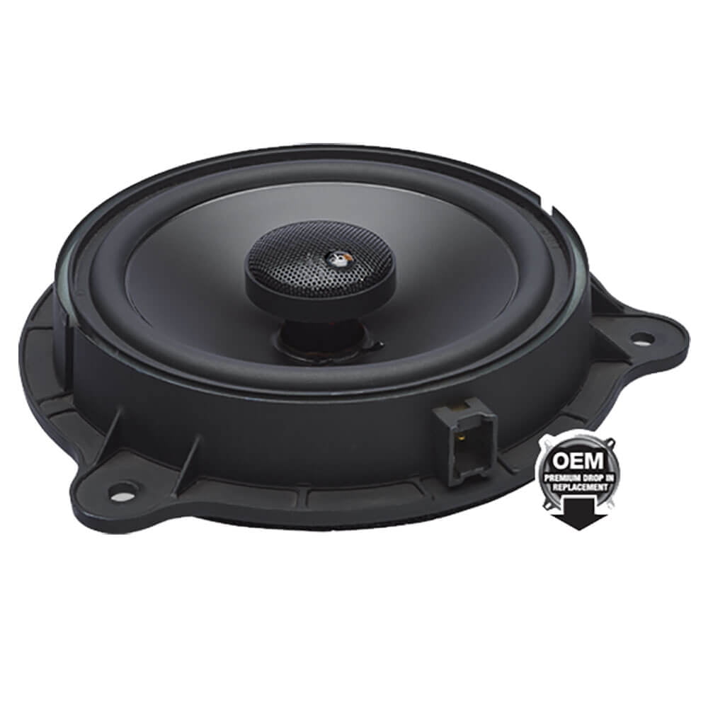 PowerBass OE652-NS 6.5"" Nissan Direct Fit OEM Replacement Coaxial Speakers