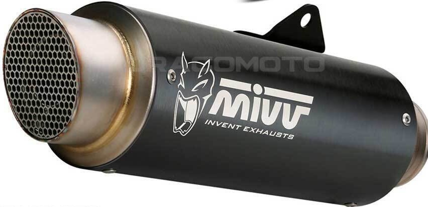 Mivv Exhaust Muffler GP PRO Black Stainless Steel for Kawasaki Z 900 2017 > 2019