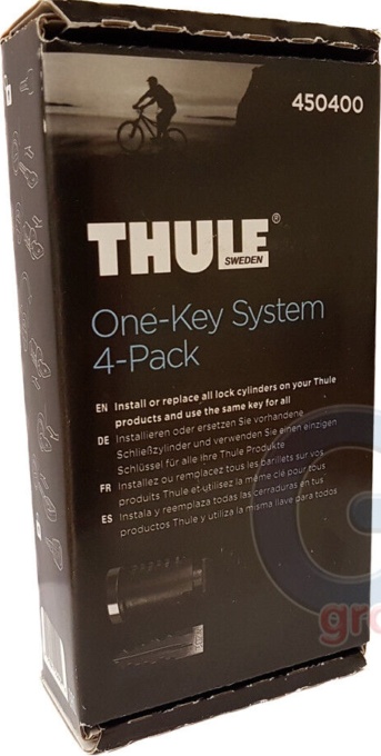 Thule 450400 One Key System - Set of 4 Locks Includes Master Key