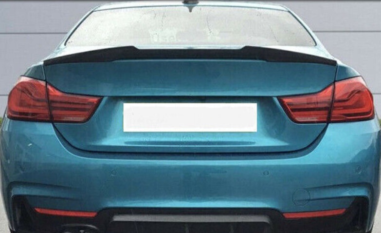 REAR BOOT LIP SPOILER GLOSS BLACK FOR BMW 4 SERIES F32 & F82 13-20 M4 STYLE UK