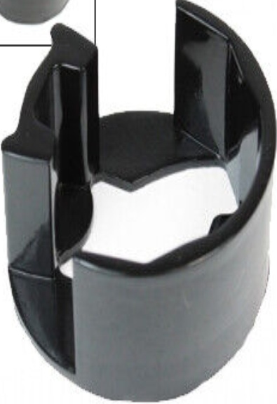 PFF85-1922BLK Powerflex Black Lower Torque Mount Large Bush Insert (Motorsport)
