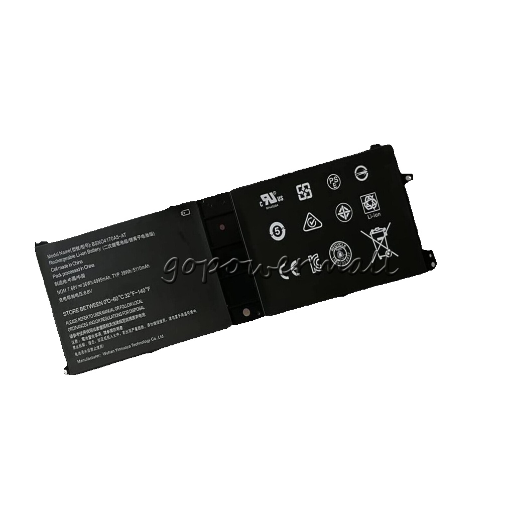 BSNO4170A5-AT Battery for Lenovo Ideapad Miix 510-12ISK 80U1 510-12IKB 80XE