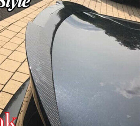 FOR BMW 1 SERIES E82 REAR BOOT SPOILER TRUNK LIP M4 STYLE CARBON LOOK 2007-2013