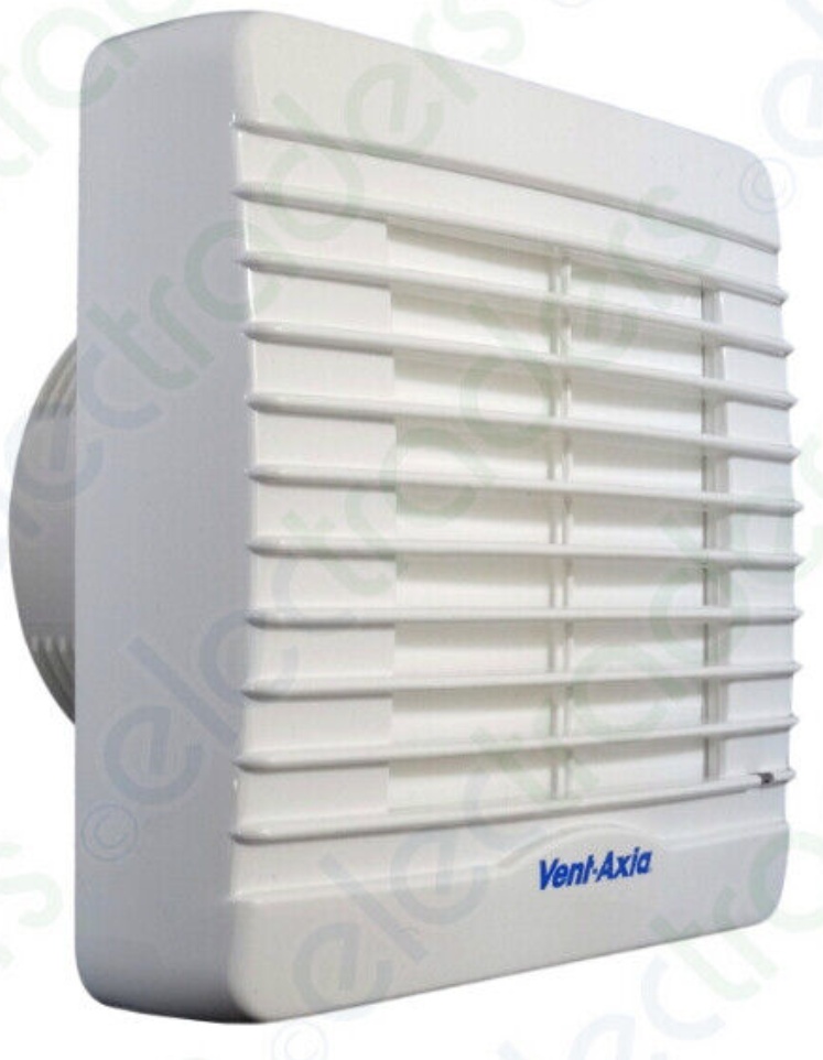 Vent Axia 251410C VA100XT Axial Extractor Fan with Timer & Automatic Shutter