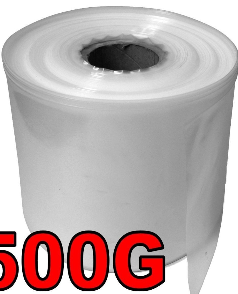 6"" x 168M Layflat polythene poly tubing 500 Gauge CLEAR