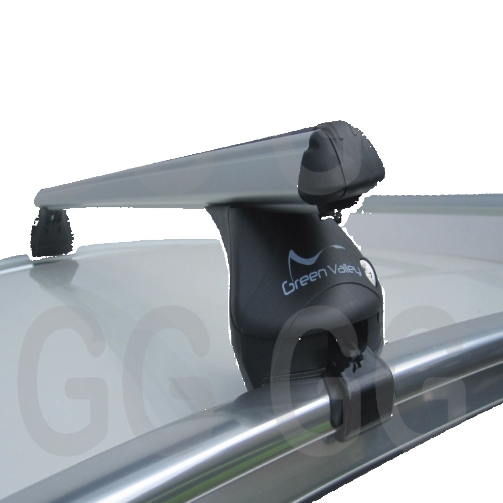 Green Valley Roof Rack Bars | Fits Jaguar XF Estate 2013- onwards with Rails