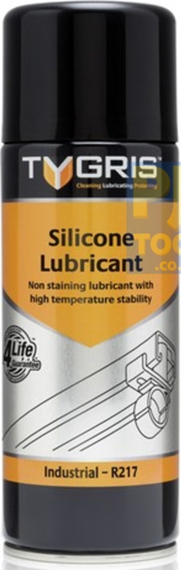 Tygris R217 400ml silicone lubricant & plastic mould release aerosol spray