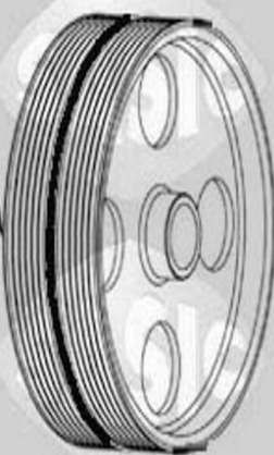 SASIC 9001810 Belt Pulley, crankshaft for BMW