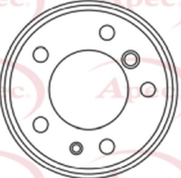 Braking Brake Disc APEC DSK2006 Front Vented Fits BMW 7 Series Outer Ø 316mm