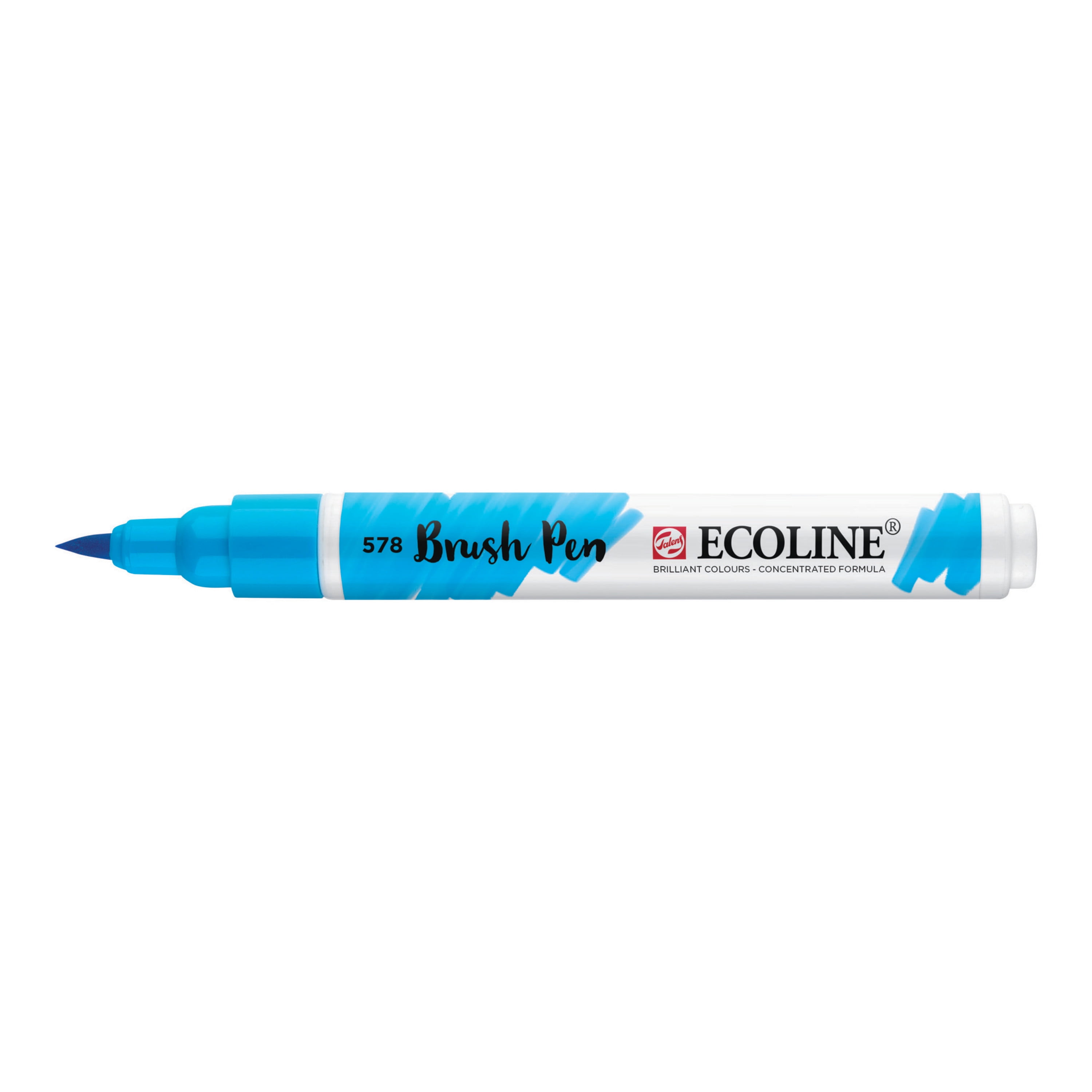Royal Talens Ecoline Watercolour Brush Pen Sky Blue Cyan For Sketching
