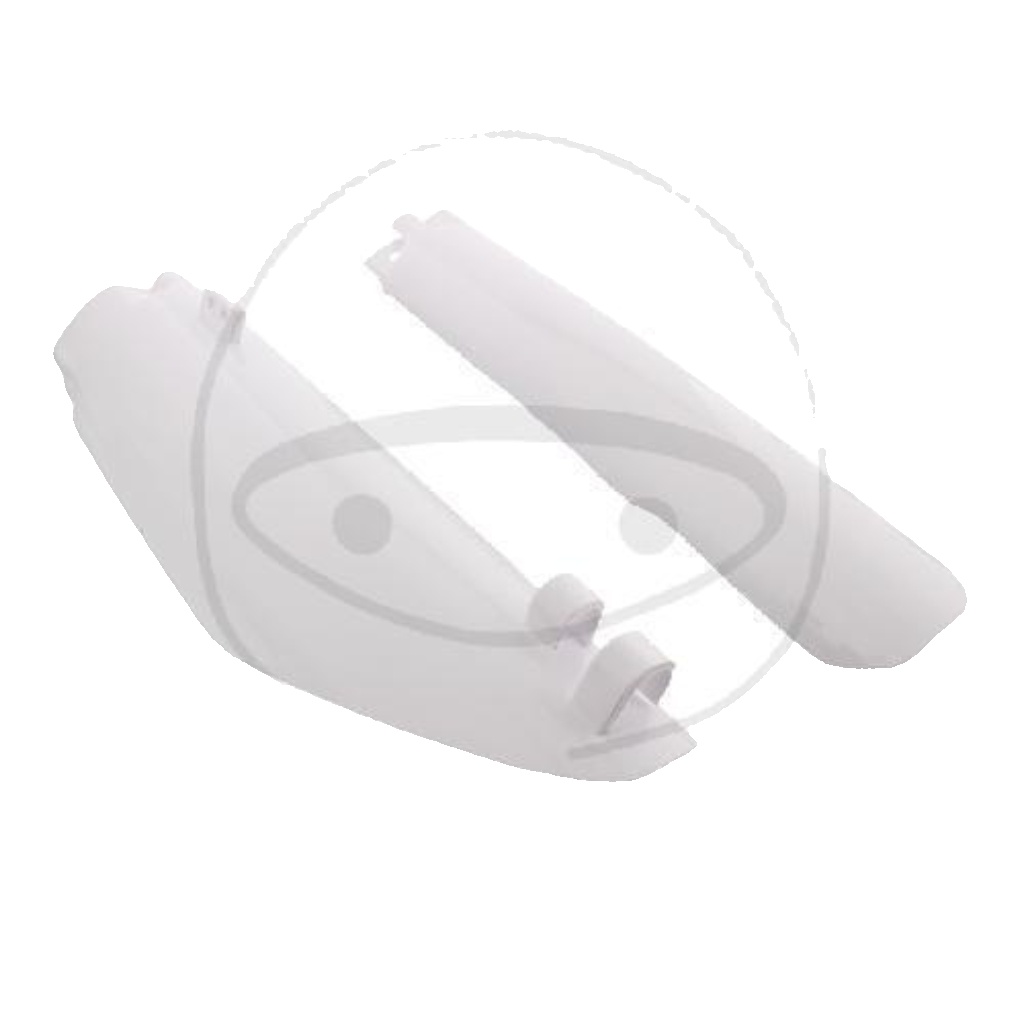 Suzuki RM125 RM250 Fork Guards 2001-2003 Polisport White 8351100001