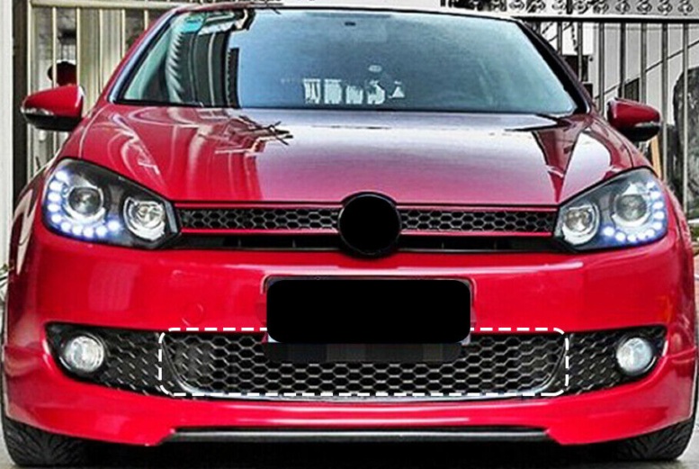 Black Honeycomb Front Lower Bumper Mesh Grille For 2009-2013 VW Golf/Jetta Mk6