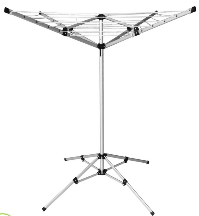 4 Arm 18M Portable Aluminium MULTI HANGER FREE STANDING Rotary Airer