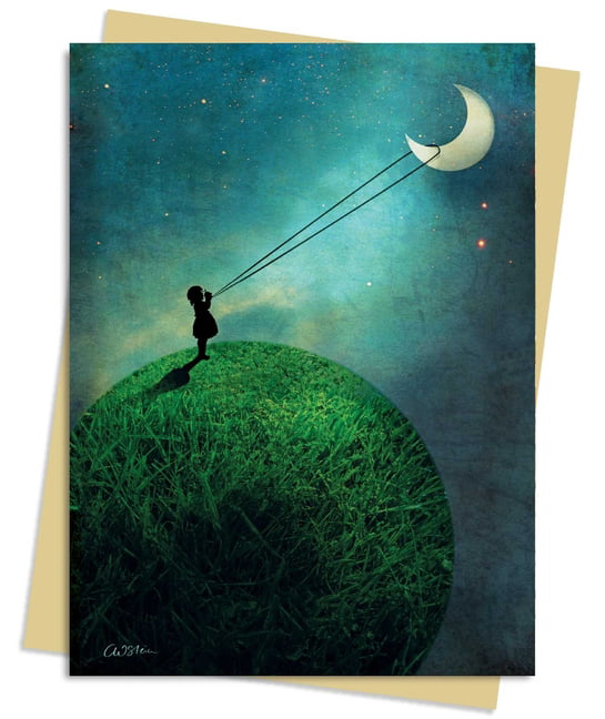 Catrin Welz-Stein: Chasing The Moon Greeting Card Pack : Pack Of 6 Flame Tree Studio - Image 2