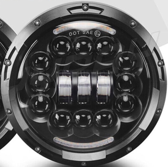For Ford Escort Mk2 Classic 7Inch LED Headlight Conversion Kit Hi/Lo Beam 6000K