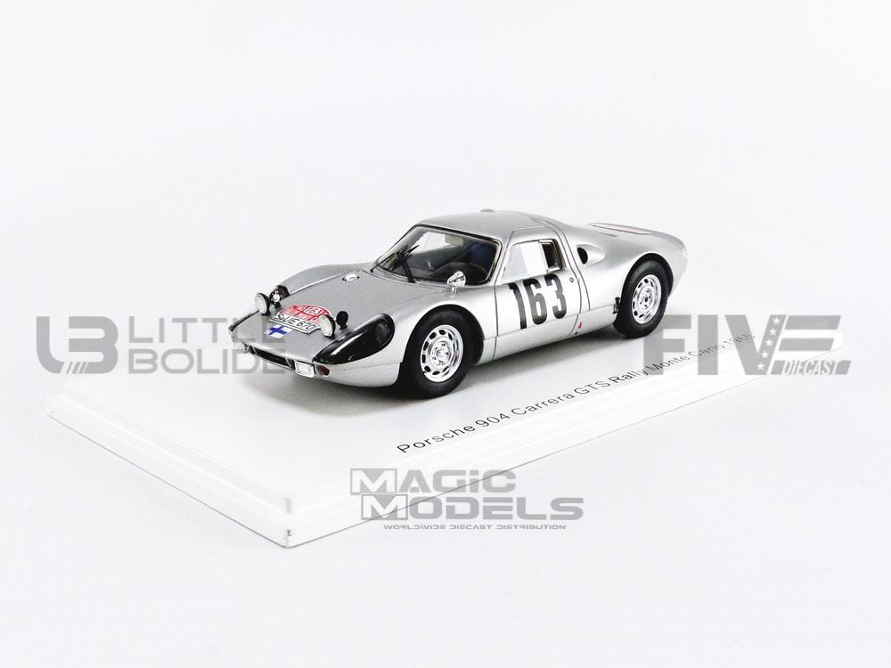 1/43  Porsche 904 Carrera GTS   Rally Monte Carlo 1965 #163  P.Toivonen