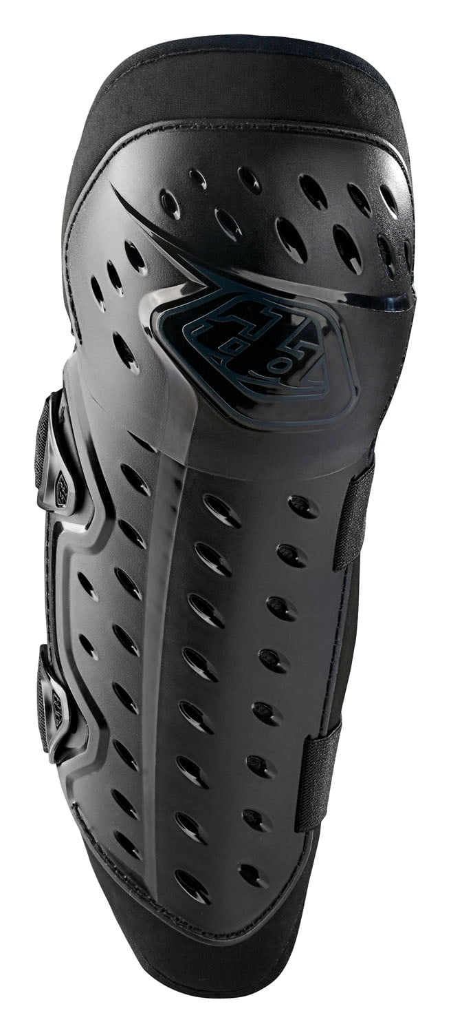 Troy Lee Designs Rogue Youth Knee-Shin Guard Black Pair MX - Image 4
