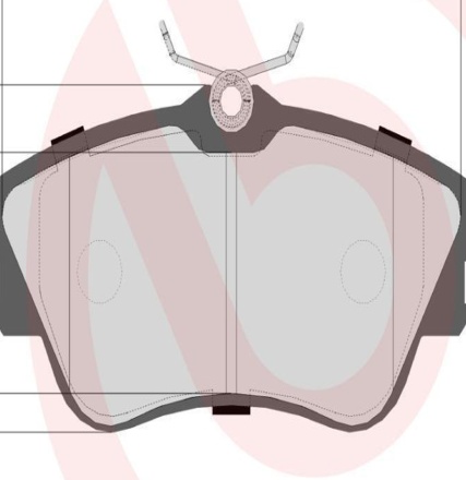 Brembo Brake Pad Front - P85029