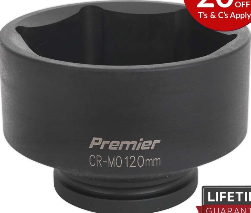 Impact Socket 120mm 1""Sq Drive