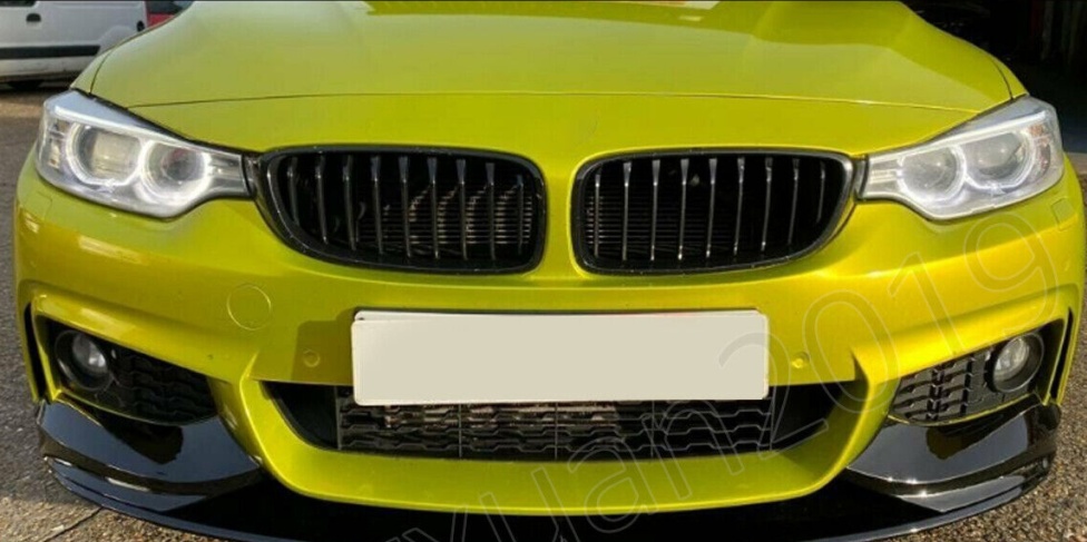 Front Bumper Lip Spoiler Splitter Kit For BMW 4-Series M Sport F32 F33 F36 2014+