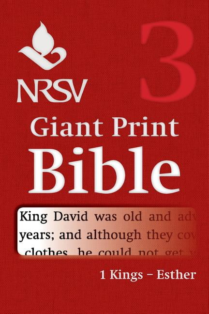 Bible - NRSV Giant Print - New paperback or softback - 19 - X555z