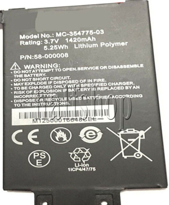 New 58-000008 MC-354775-03 Battery For Amazon Kindle PaperWhite1 + Tools 1420mAh