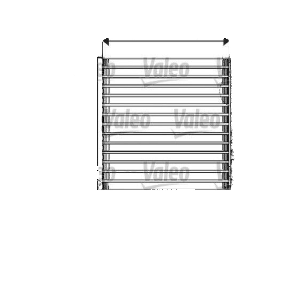Heater core Front 812211 VALEO for FIAT LANCIA