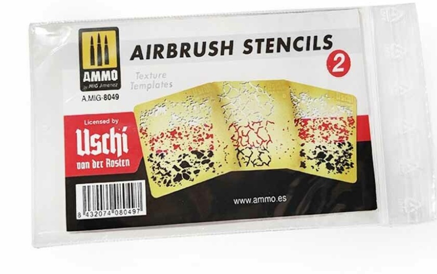 MIG AMMO Airbrush Stencil set 2 Airbrush MIG-8049