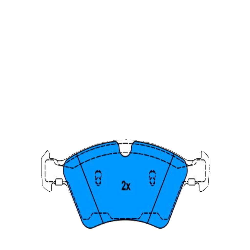 ATE 13.0460-7220.2 Brake Pad Set, disc brake for MERCEDES-BENZ