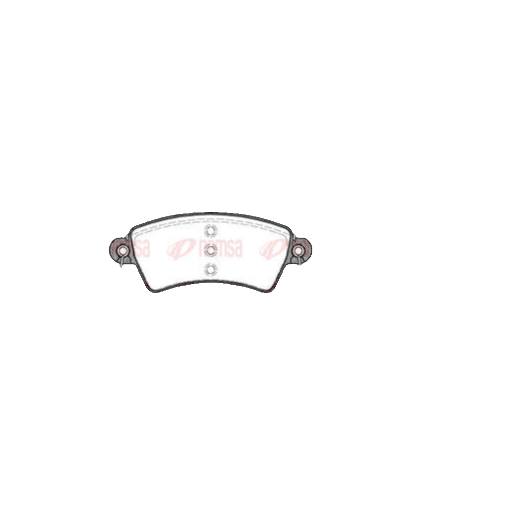 Brake pads Front Axle 0726.00 REMSA for PEUGEOT CITROËN