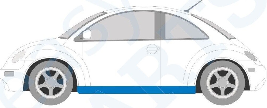 VOLKSWAGEN NEW BEETLE 1998-2005 FULL SILL REPAIR PANEL / PAIR