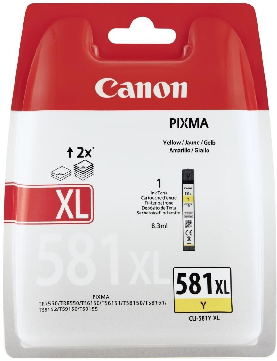 Canon CLI-581XL Yellow Ink Cartridge