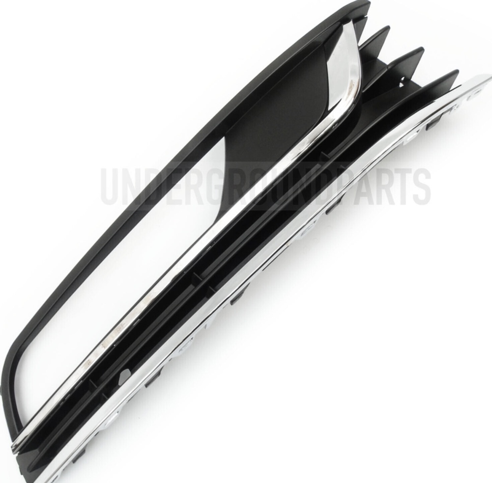 FRONT FOG LIGHT GRILLE COVER SURROUND CHROME RIGHT DRIVERS SIDE FOR VW PASSAT B7