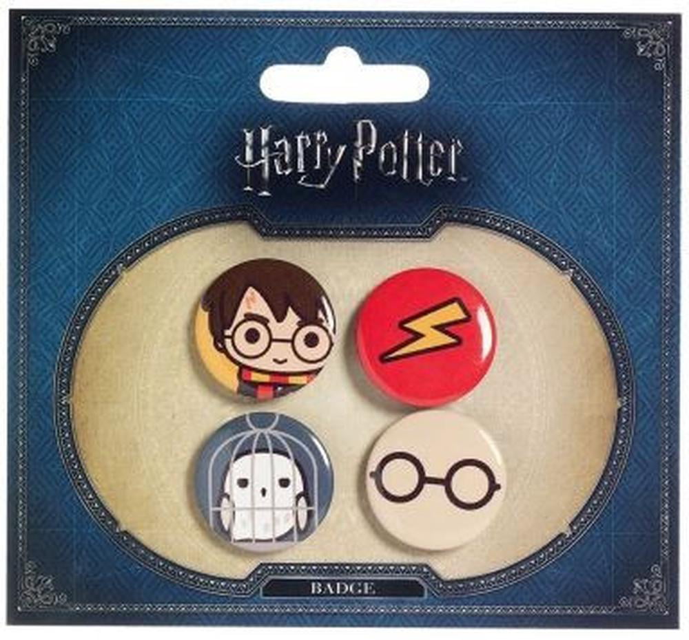 CHIBI SET 1 HARRY HEDWIG BADGE PACK