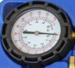 US PRO Fuel Pump Pressure Tester For Schrader Test Port Systems Petrol & Diesel