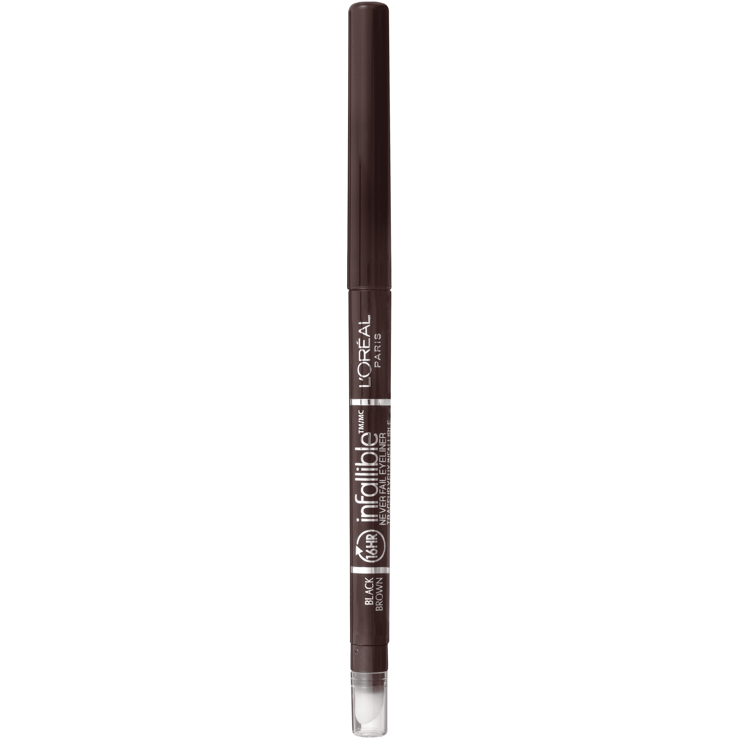Lor? L Paris L'oreal Paris Makeup Infallible Never Fail Original Mechanical Pencil Eyeliner With Built In Sharpener Black Brown 1 Count