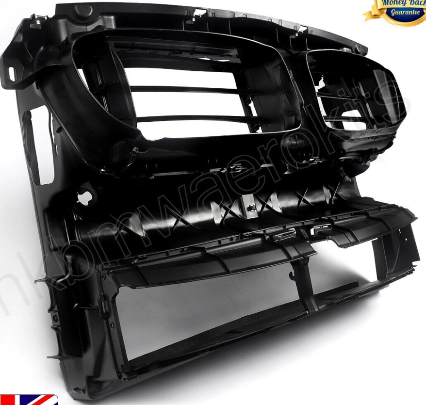 FOR BMW 5 SERIES F10 10-16 FRONT RADIATOR AIR DUCT SLAM PANEL W/ MOTOR 601347
