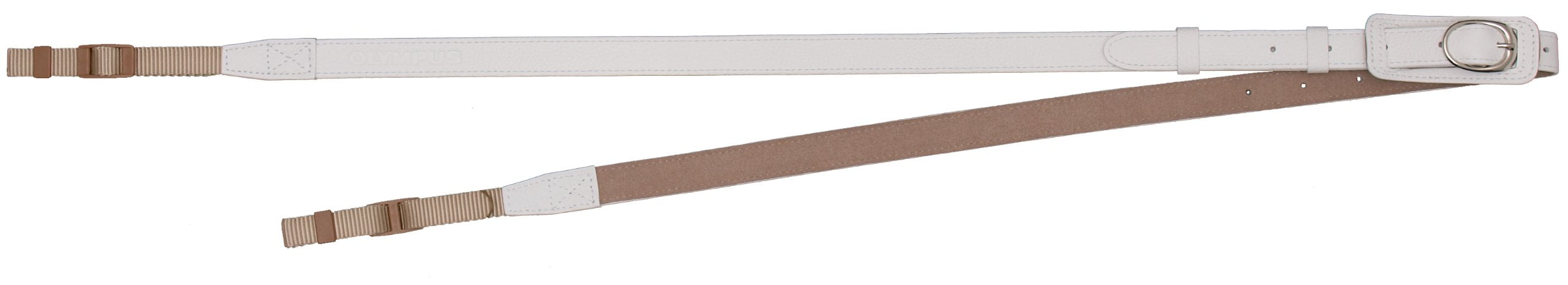 OLYMPUS Shoulder Strap White Genuine Leather CSS-S109LL II WHT