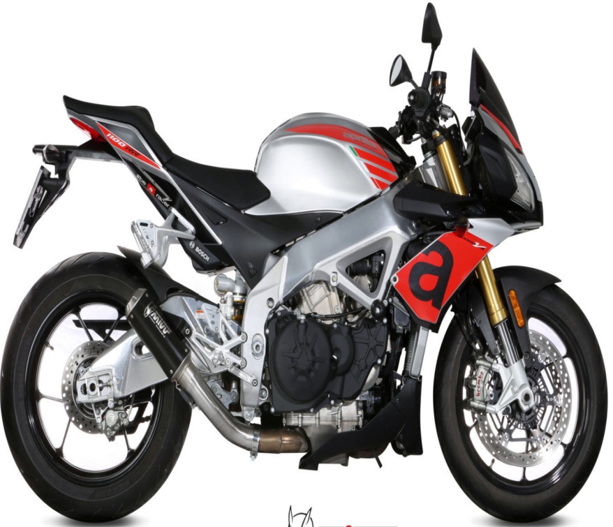 Auspuff APRILIA TUONO V4 1100 2018 2019 MIVV Mk3 Schwarz RC