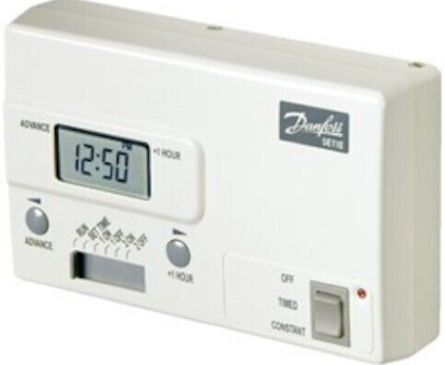 Danfoss SET 1E 24 Hour Single Channel Electronic Timeswitch Control 087N654000