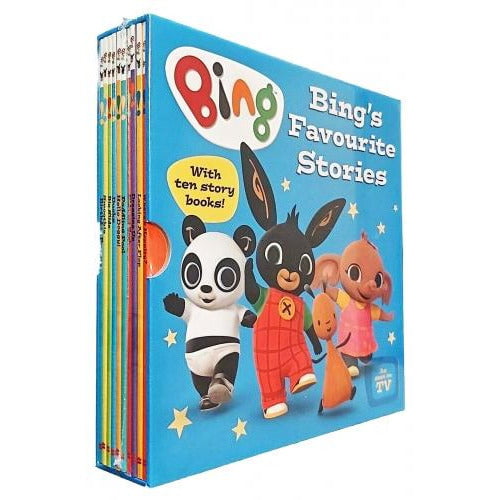 Bing Bunny 10 Books Favourite Stories Box Set by Ted Dewan As Seen on TV NEW