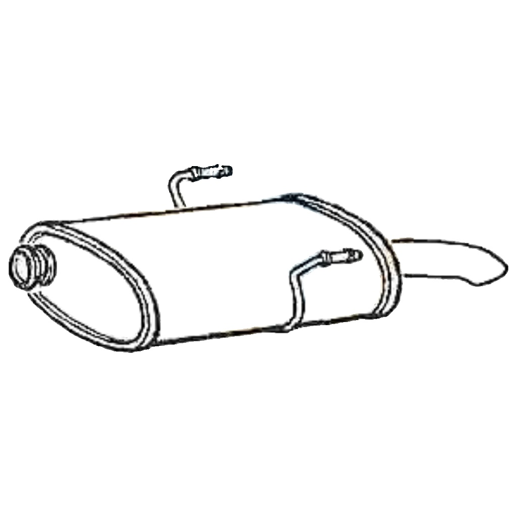 Klarius PG674G Exhaust Rear Box 406 2.0 2.2              99-04