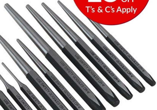 Sealey AK9216 Premier Punch & Chisel Set 16pc