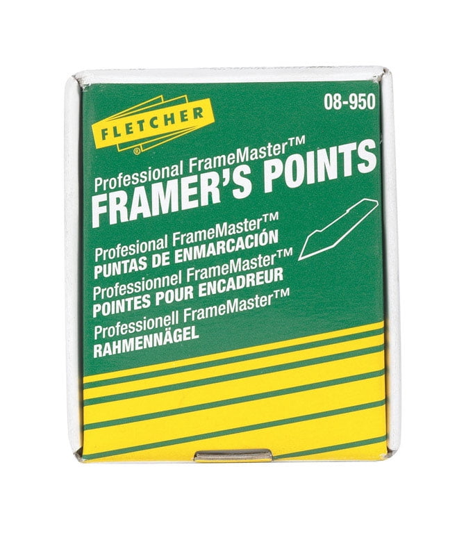 Fletcher Rigid Framers Points 3,000 Picture Framing 08-950 16mm FrameMaster